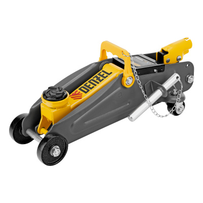 Домкрат гидравлический подкатной с фиксатором, 2 т, 130-330 мм Denzel по ценам производителя в Воронеже с доставкой по всей России