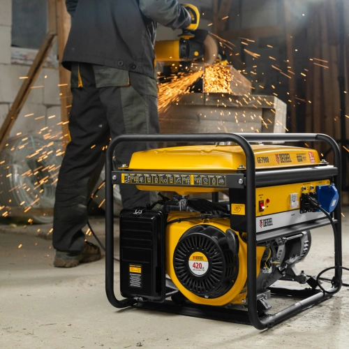 Генератор бензиновый GE 7900, 6.5 кВт, 220 В/50 Гц, 25 л, ручной пуск Denzel по ценам производителя в Воронеже с доставкой по всей России