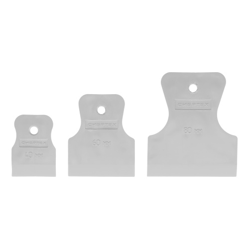 Набор шпателей 40-60-80 мм, белая резина, 3 шт Сибртех по ценам производителя в Воронеже с доставкой по всей России