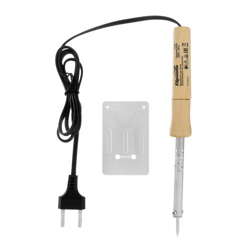 Паяльник с ручкой из дерева, 40 Вт, 220 В Sparta по ценам производителя в Воронеже с доставкой по всей России