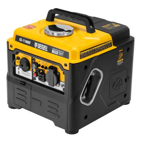 Генератор инверторный GS-1100iF, 1,1 кВт, 230 В, ручной старт DENZEL по ценам производителя в Воронеже с доставкой по всей России