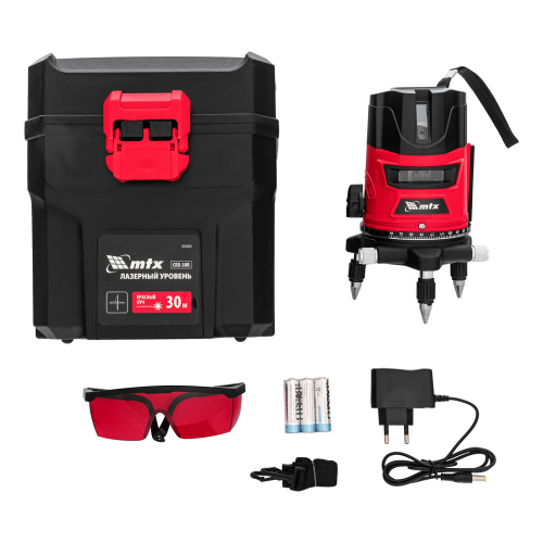 Лазерный уровень CRX-30R, 30 м, красный луч, батарейки, резьба 5/8" MTX по ценам производителя в Воронеже с доставкой по всей России