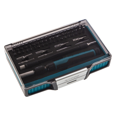 Отвертка с набором бит и торцевых головок для точных работ, гибкий привод, 48 шт, CrMo Gross по ценам производителя в Воронеже с доставкой по всей России