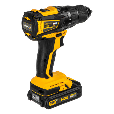 Дрель-шуруповерт аккумуляторная, бесщет. BLDL-IB-18-02, Li-Ion, 18 В, 2 акк. Denzel по ценам производителя в Воронеже с доставкой по всей России