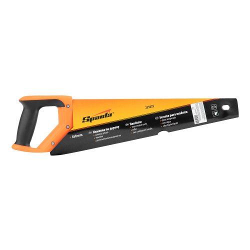 Ножовка по дереву, 450 мм, 7-8 TPI, зуб 2D, каленый зуб, двухкомпонентная рукоятка Sparta по ценам производителя в Воронеже с доставкой по всей России