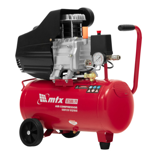 Компрессор воздушный DC1500L/24, 1,5 кВт, 24 л, 210 л/мин MTX по ценам производителя в Воронеже с доставкой по всей России