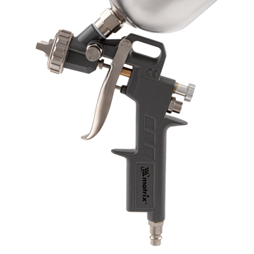 Краскораспылитель пневматический с верхним бачком V 0.6 л, сопло D 1.2, 1.5 и 1.8 мм Matrix по ценам производителя в Воронеже с доставкой по всей России