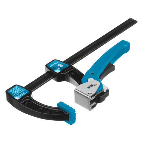 Струбцина реечная быстрозажимная 8, металлический корпус, рычажный храповой механизм, 200 мм Gross по ценам производителя в Воронеже с доставкой по всей России