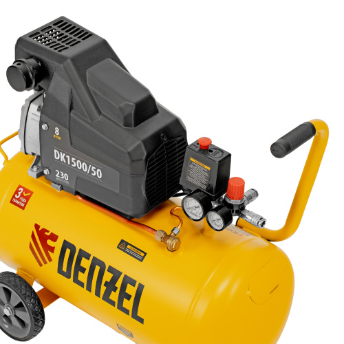 Компрессор воздушный DK1500/50, Х-PRO 1.5 кВт, 230 л/мин, 50 л Denzel по ценам производителя в Воронеже с доставкой по всей России