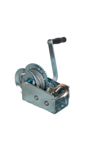 Лебедка ручная барабанная с тросом  900кг  10м оцинкованная TOR FD по ценам производителя в Воронеже с доставкой по всей России