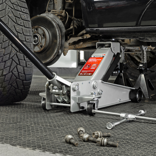 Домкрат гидравлический подкатной профессиональный, быстрый подъем, 3 т, 130-465 мм. Quick Matrix по ценам производителя в Воронеже с доставкой по всей России