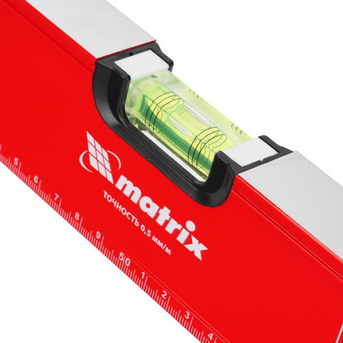 Уровень алюминиевый, фрезерованный, 3 глазка, рукоятки, 1000 мм Matrix по ценам производителя в Воронеже с доставкой по всей России