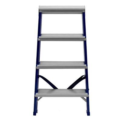 Стремянка двусторонняя 4 ступени, стальная, Сибртех по ценам производителя в Воронеже с доставкой по всей России