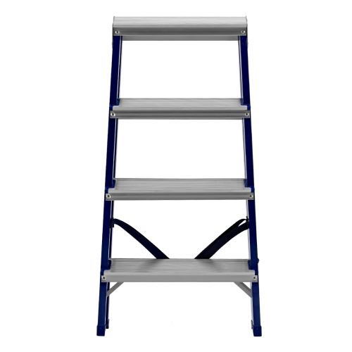 Стремянка двусторонняя 4 ступени, стальная, Сибртех по ценам производителя в Воронеже с доставкой по всей России