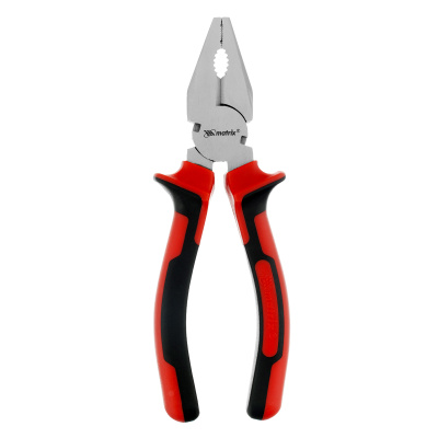 Плоскогубцы Nickel, 160 мм, никелированные, двухкомпонентные рукоятки Matrix по ценам производителя в Воронеже с доставкой по всей России