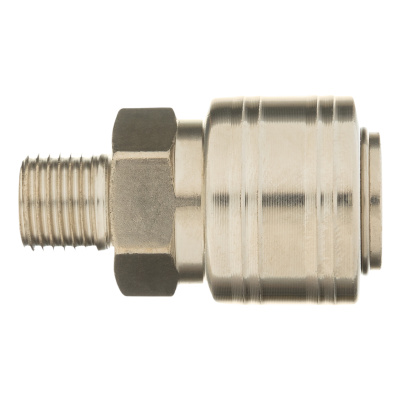 Муфта универсальная быстросъемная ("мама") 1/4, внешняя резьба, 2 шт, Stels по ценам производителя в Воронеже с доставкой по всей России