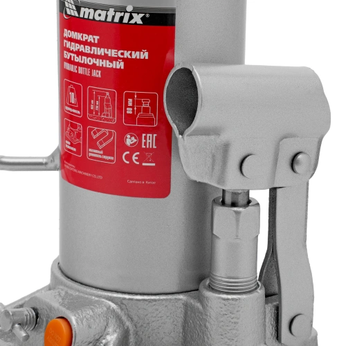 Домкрат гидравлический бутылочный, 10 т, h подъема 230-460 мм Matrix по ценам производителя в Воронеже с доставкой по всей России