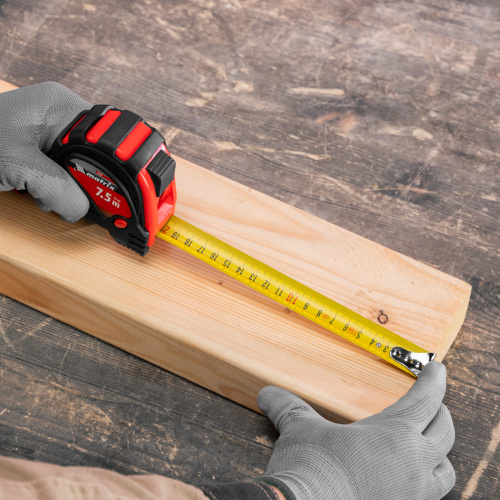 Рулетка Status Magnet 3 fixations,7,5 м х 25 мм,обрезиненный корпус,зацеп с магнитом Matrix по ценам производителя в Воронеже с доставкой по всей России