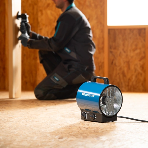 Тепловая пушка ТВ-3М (тепловентилятор), 230 В, 3 режима: вентилятор/1500 Вт /3000 Вт Сибртех по ценам производителя в Воронеже с доставкой по всей России