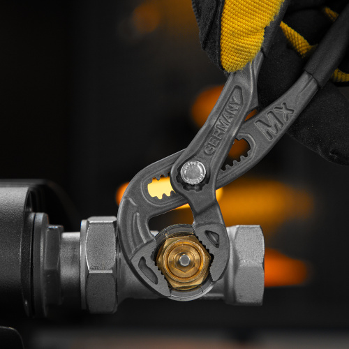 Клещи переставные, кнопочный механизм, обливные рукоятки, 180 мм Denzel по ценам производителя в Воронеже с доставкой по всей России