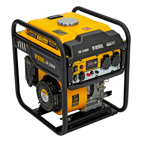 Генератор инверторный GK-2200iF, 2,2 кВт, 230 В, ручной старт DENZEL по ценам производителя в Воронеже с доставкой по всей России