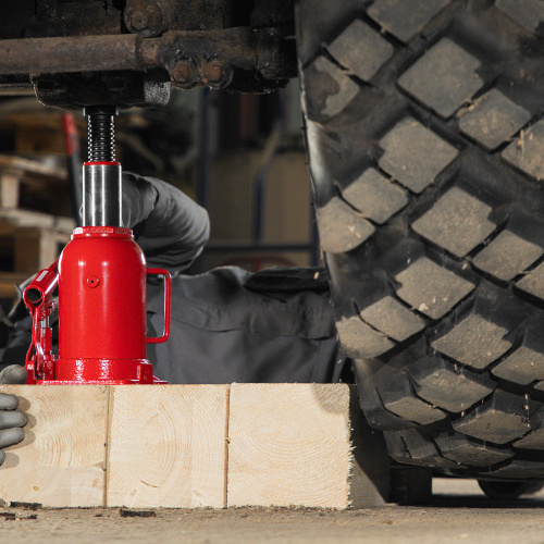 Домкрат гидравлический бутылочный 20 т, h подъема 215-405 мм Sparta Compact по ценам производителя в Воронеже с доставкой по всей России