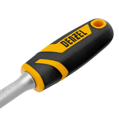 Ключ-трещотка 1/2", 90 зубьев, с быстрым сбросом, CrV Denzel по ценам производителя в Воронеже с доставкой по всей России