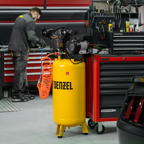 Компрессор воздушный BCV2200/100V, ременный привод , 2.3 кВт, 100 литров, 440 л/мин Denzel по ценам производителя в Воронеже с доставкой по всей России