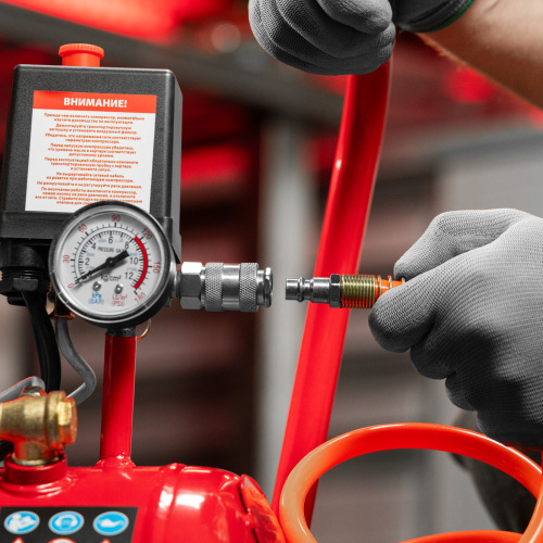 Компрессор воздушный DC1500L/24, 1,5 кВт, 24 л, 210 л/мин MTX по ценам производителя в Воронеже с доставкой по всей России