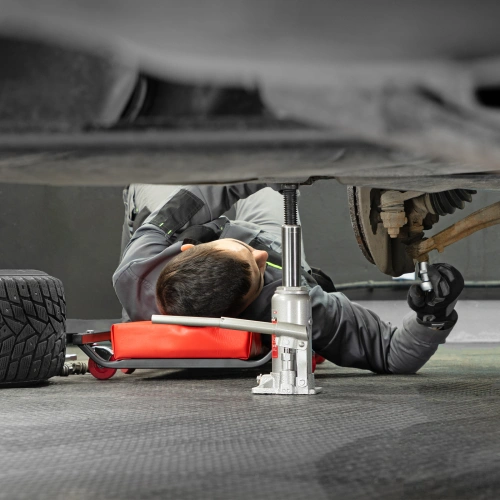 Домкрат гидравлический бутылочный, 5 т, h подъема 197-382 мм Matrix по ценам производителя в Воронеже с доставкой по всей России