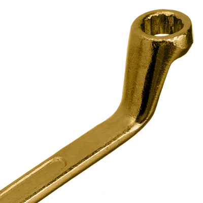 Ключ накидной, 10 х 11 мм, желтый цинк Сибртех по ценам производителя в Воронеже с доставкой по всей России