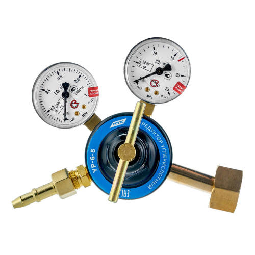 Редуктор углекислотный УР-6-5 (манометры с поверкой) по ценам производителя в Воронеже с доставкой по всей России