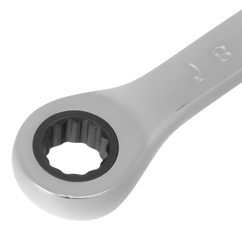 Ключ комбинированный трещоточный, 8 мм, CrV, зеркальный хром Matrix Professional по ценам производителя в Воронеже с доставкой по всей России