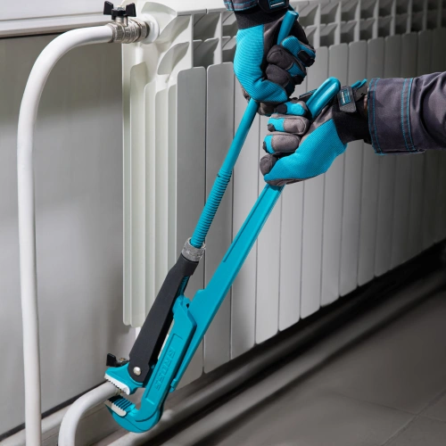 Ключ трубный рычажный 3, №4, цельнокованый, CrV, тип "L" Gross по ценам производителя в Воронеже с доставкой по всей России