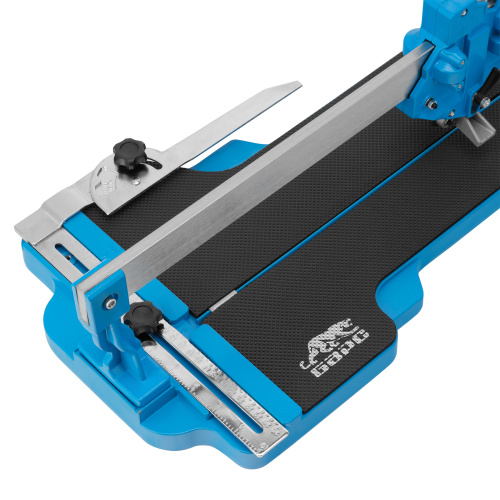 Плиткорез ручной монорельсовый 600 х 14 мм, ходовая каретка, 9/4 регулировка подшипников, литая станина Барс по ценам производителя в Воронеже с доставкой по всей России