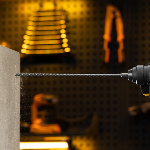 Бур по бетону, цельная крестовая пластина, 6x315 мм, SDS PLUS Denzel по ценам производителя в Воронеже с доставкой по всей России