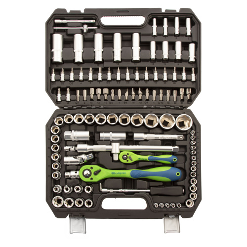 Набор инструментов 108 предметов, CrV, 1/2", 1/4" Сибртех по ценам производителя в Воронеже с доставкой по всей России