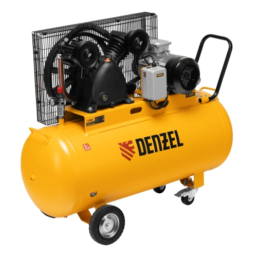 Компрессор воздушный рем. привод BCV 4000-T/200, 4,0 кВт, 200 литров, 690 л/мин Denzel по ценам производителя в Воронеже с доставкой по всей России