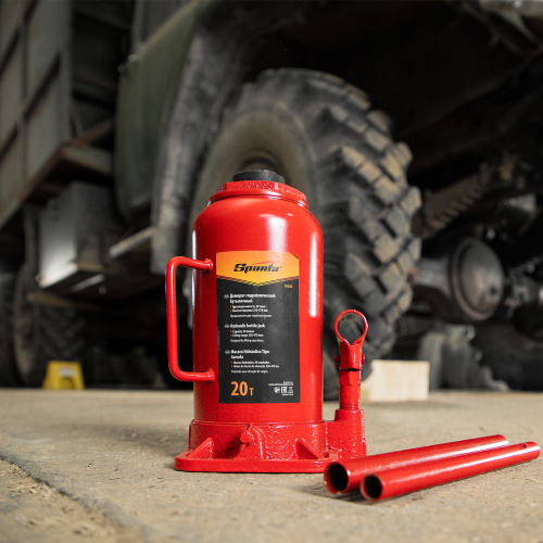 Домкрат гидравлический бутылочный, 20 т, h подъема 250-470 мм Sparta по ценам производителя в Воронеже с доставкой по всей России