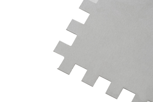 Гладилка из нержавеющей стали, 280 х 130 мм, зеркальная полировка, пластмассовая ручка, зуб 8 х 8 мм Matrix по ценам производителя в Воронеже с доставкой по всей России