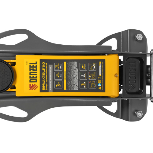 Домкрат гидравлический подкатной, 3 т, 75-500 мм, быстрый подъем, низкий подхват, проф. Denzel по ценам производителя в Воронеже с доставкой по всей России