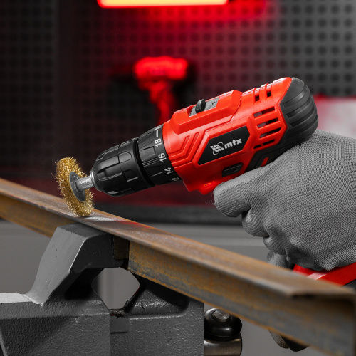 Набор щеток для дрели, 3 шт, 3 плоские, 50-63-75 мм, со шпильками, металлические Matrix по ценам производителя в Воронеже с доставкой по всей России