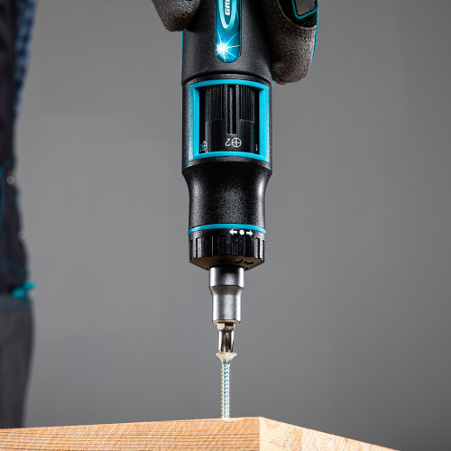 Отвертка реверсивная с револьверным механизмом, 11 шт, сталь S2 Gross по ценам производителя в Воронеже с доставкой по всей России