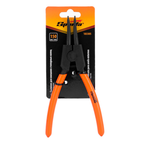 Съемник, 150 мм, для внешних стопорных колец, прямой (разжим) Sparta по ценам производителя в Воронеже с доставкой по всей России