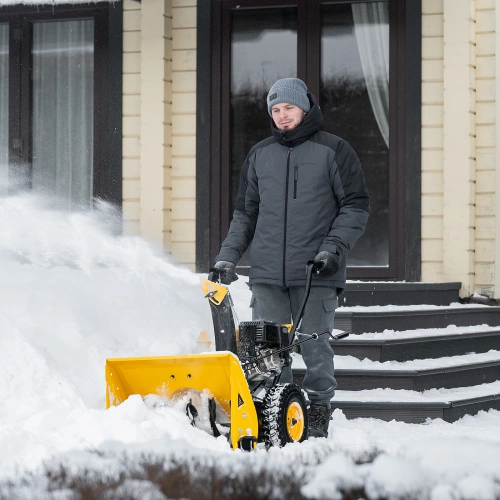 Бензиновая снегоуборочная машина SB 560, 212 cc, ручной старт Denzel по ценам производителя в Воронеже с доставкой по всей России