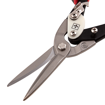 Ножницы по металлу, удлиненные, 290 мм, прямой рез, CrMo, двухкомпонентные обрезиненные рукоятки, PRO Matrix по ценам производителя в Воронеже с доставкой по всей России