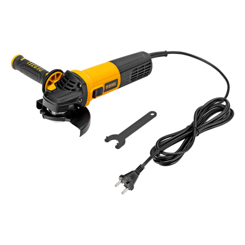 Машина шлифовальная угловая AG125-1500, 1500 Вт, 125 мм, 3000-11000 об/мин Denzel по ценам производителя в Воронеже с доставкой по всей России