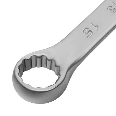 Ключ комбинированный, 15 мм, CrV, матовый хром Matrix по ценам производителя в Воронеже с доставкой по всей России