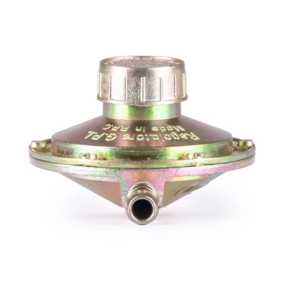 Редуктор пропановый с регулятором тип "ЛЯГУШКА" Foxweld (вход. гайка 21.8-14/1"LH, вых. 9мм) по ценам производителя в Воронеже с доставкой по всей России