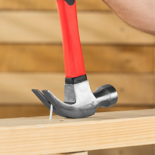 Молоток-гвоздодер optimal, 450 г, фибергласовая обрезиненная рукоятка Matrix по ценам производителя в Воронеже с доставкой по всей России